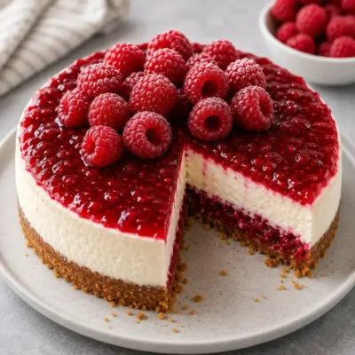 Cheesecake aux Framboises : Dessert Crémeux et Fruité
