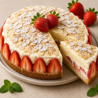 Cheesecake Fraises et Mascarpone : Élégance et Fraîcheur