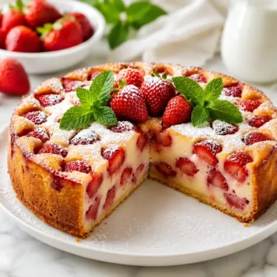 Clafoutis léger aux fraises : recette facile et moelleuse