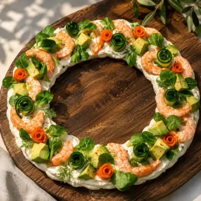 Couronne Crevettes Avocat : Élégance et Fraîcheur
