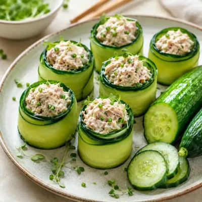 Couronne de Concombre au Thon : Élégance et Fraîcheur