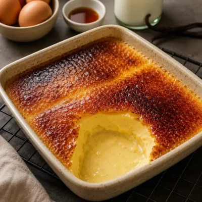 Crème aux Œufs Caramélisée à la Vanille