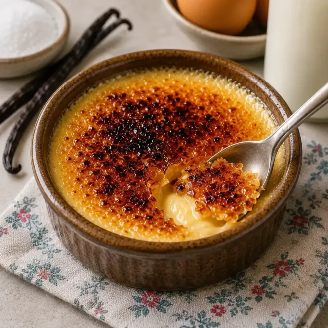 Crème Brûlée à la Vanille Traditionnelle