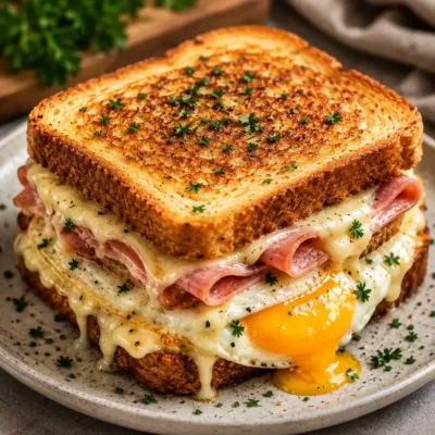 Croque-Madame Gourmand à la Béchamel