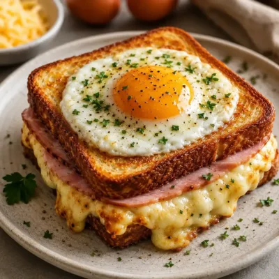 Croque-Madame gourmand : recette facile et savoureuse