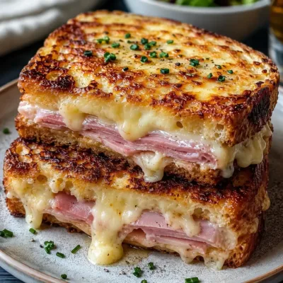 Croque-Monsieur Façon Pain Perdu : Recette Gourmande