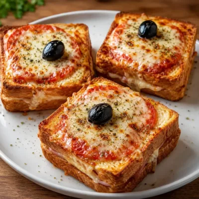 Croque-Monsieur Façon Pizza : Un Délice Familial