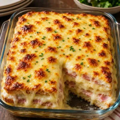 Croque-Monsieur Gratin à la Béchamel : Recette Gourmande