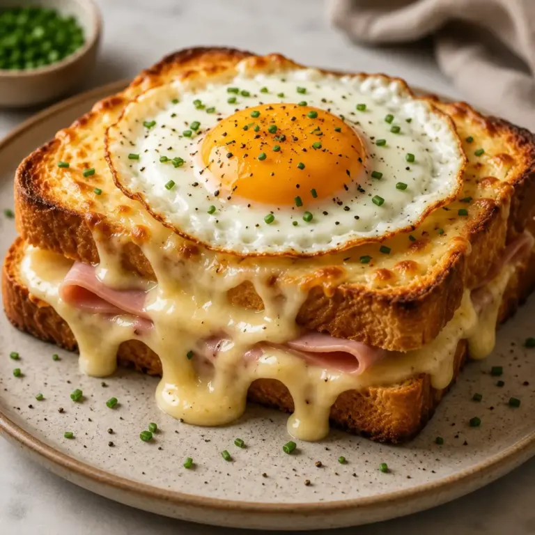 Croque-Monsieur Gratiné à la Béchamel : Le Grand Classique Français Ultra Gourmand