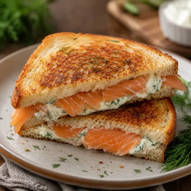 Croque Saumon Fumé & Boursin : le croque-monsieur chic et fondant