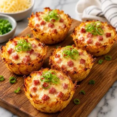 Croustillants de Pommes de Terre aux Lardons et Fromage