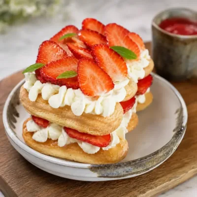 Dessert Nuage de Fraises : Tiramisu Sans Cuisson
