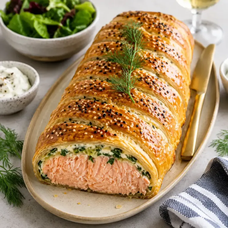 Feuilleté au Saumon et Épinards : Une Recette Élégante et Gourmande