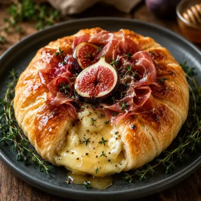 Feuilleté Gourmand au Brie et Figues