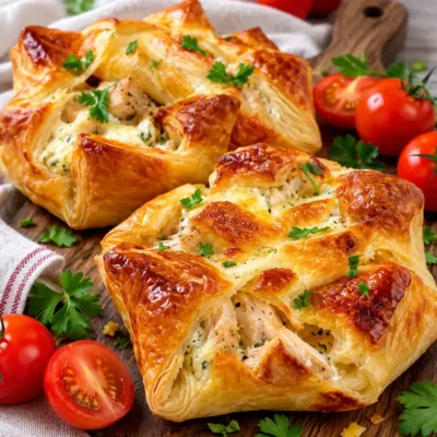 Feuilleté Poulet Boursin : croustillant et gourmand