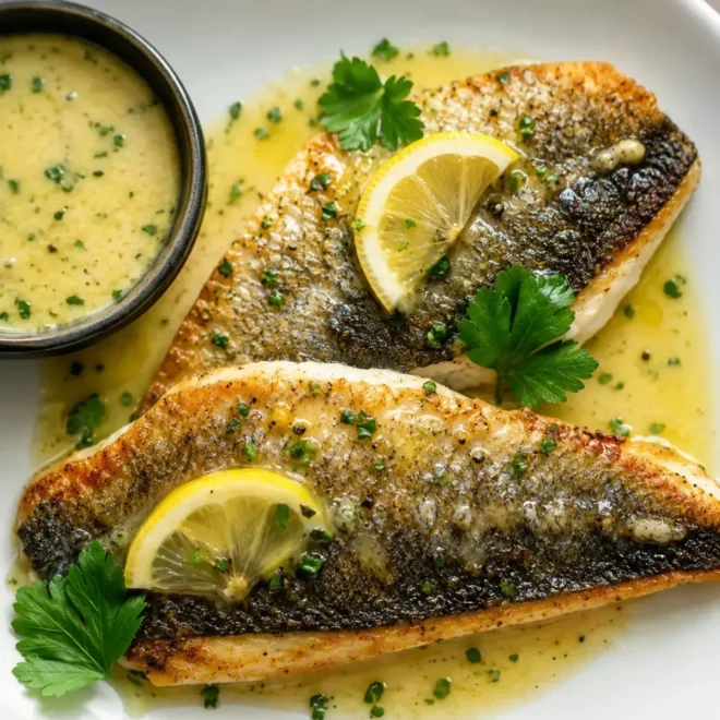 Filet de bar au beurre citronné : la recette facile, raffinée et savoureuse