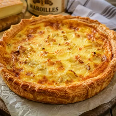 Flamiche au Maroilles : Recette Gourmande du Nord