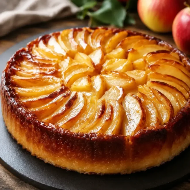 Flan aux Pommes Caramélisées : Dessert Gourmand