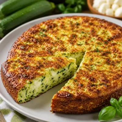 Flan de Courgettes aux Épices et à la Mozzarella : recette facile, fondante et gourmande