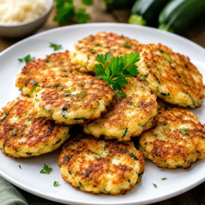 Galettes de Courgettes et Fromage : la recette facile, croustillante et fondante