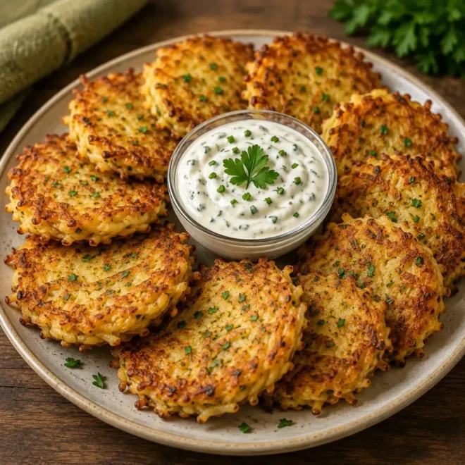 Galettes de Pommes de Terre et Fromage Croustillantes