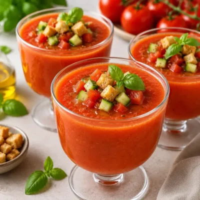 Gaspacho Andalou Maison : Recette Fraîche et Savoureuse