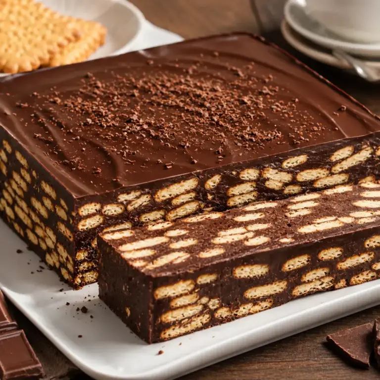 Gâteau au Biscuit Sans Cuisson : Le Dessert Facile et Gourmand
