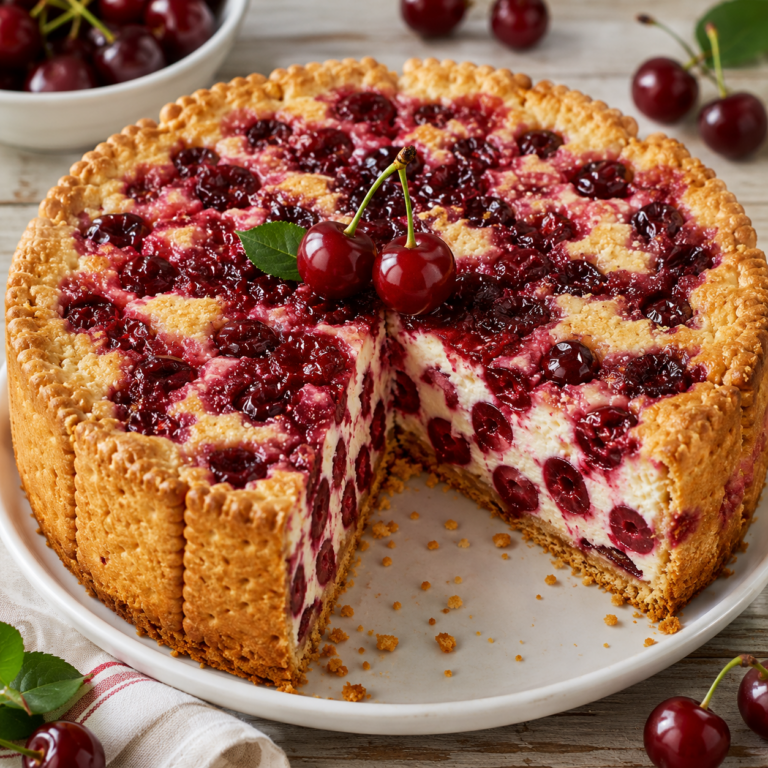 Gâteau au Petit-Beurre et aux Cerises : un dessert gourmand et fruité