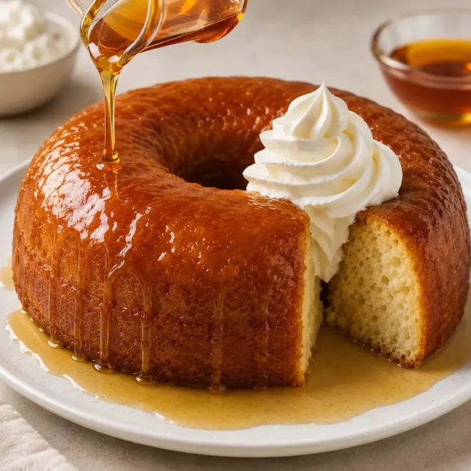 Gâteau au Yaourt Moelleux Nappé au Miel