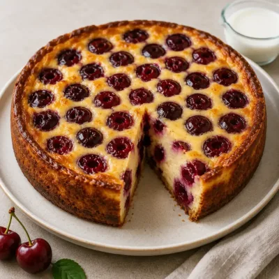 Gâteau Flan aux Cerises : Un Délice Familial