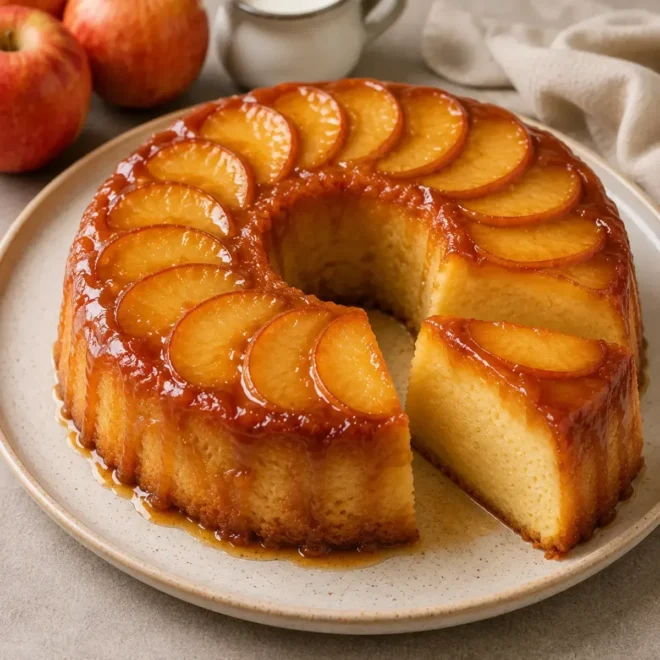 Gâteau Flan aux Pommes Caramélisées : Le Dessert Fondant et Réconfortant
