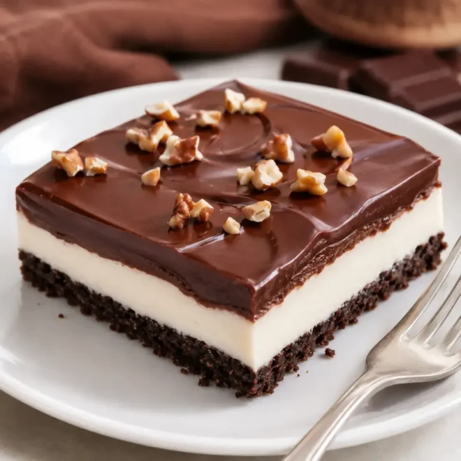 Gâteau glacé aux biscuits et chocolat : le dessert sans cuisson irrésistible