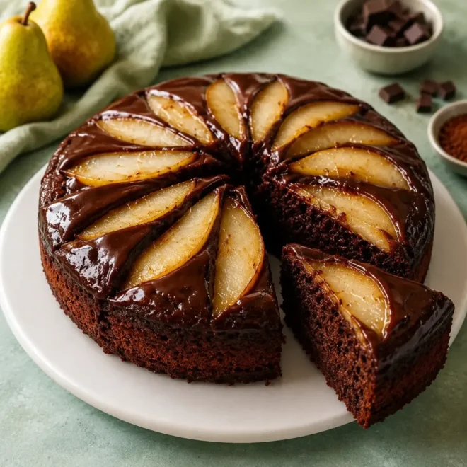 Gâteau Moelleux au Chocolat et aux Poires