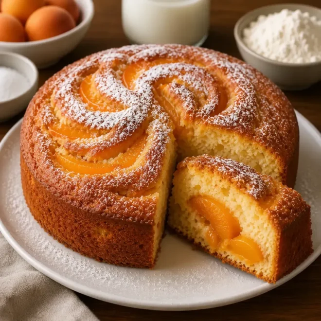 Gâteau Moelleux aux Pêches : Recette Facile