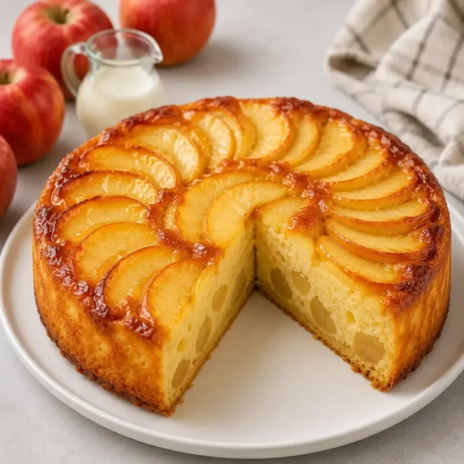 Gâteau Moelleux aux Pommes et au Yaourt
