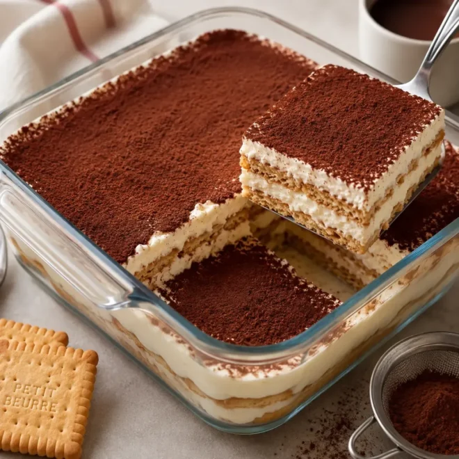 Gâteau Petit Beurre au Mascarpone : Recette Facile
