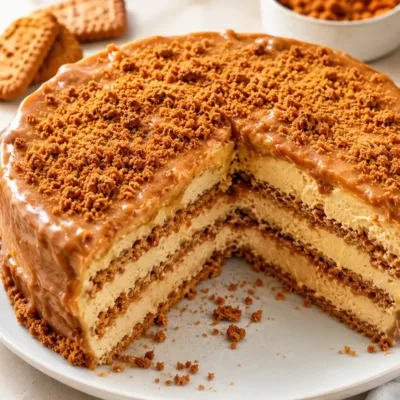 Gâteau Petit Beurre aux Spéculoos : Dessert Gourmand