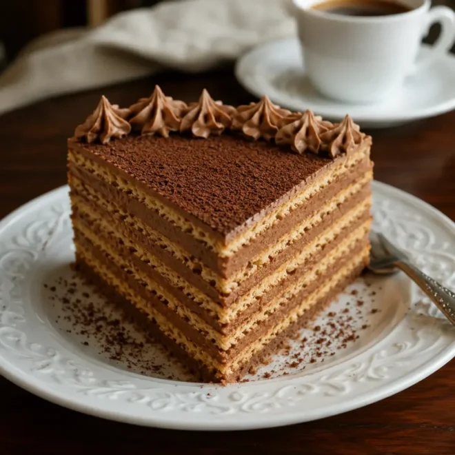 Gâteau Petit Beurre au Chocolat de Grand-Mère
