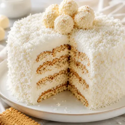 Gâteau Raffaello aux Petits Beurre : Dessert Gourmand