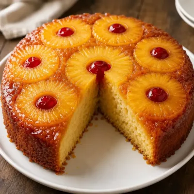 Gâteau Renversé à l'Ananas Ultra Moelleux