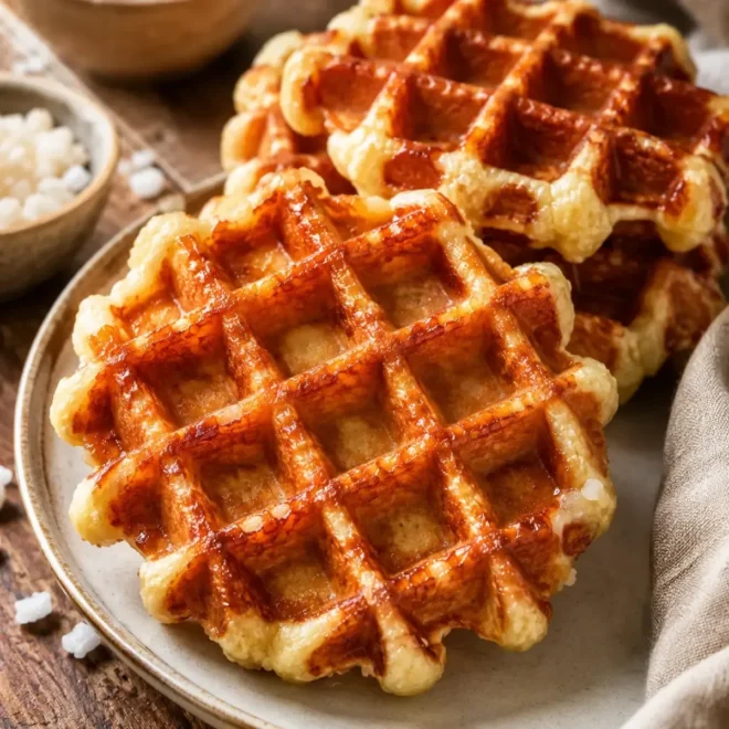 Gaufres Liégeoises Authentiques : Recette Facile