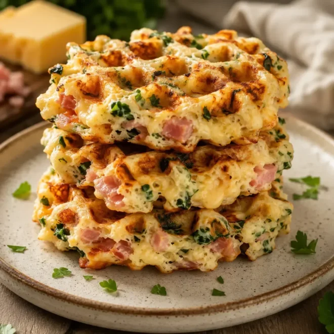Gaufres Salées Jambon-Fromage : La Recette Gourmande et Croustillante
