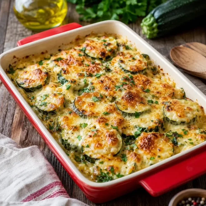 Gratin de Courgettes à la Mozzarella : Un Plat Fondant et Irrésistible