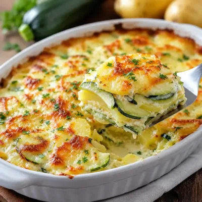 Gratin de Courgettes et Pommes de Terre au Thermomix