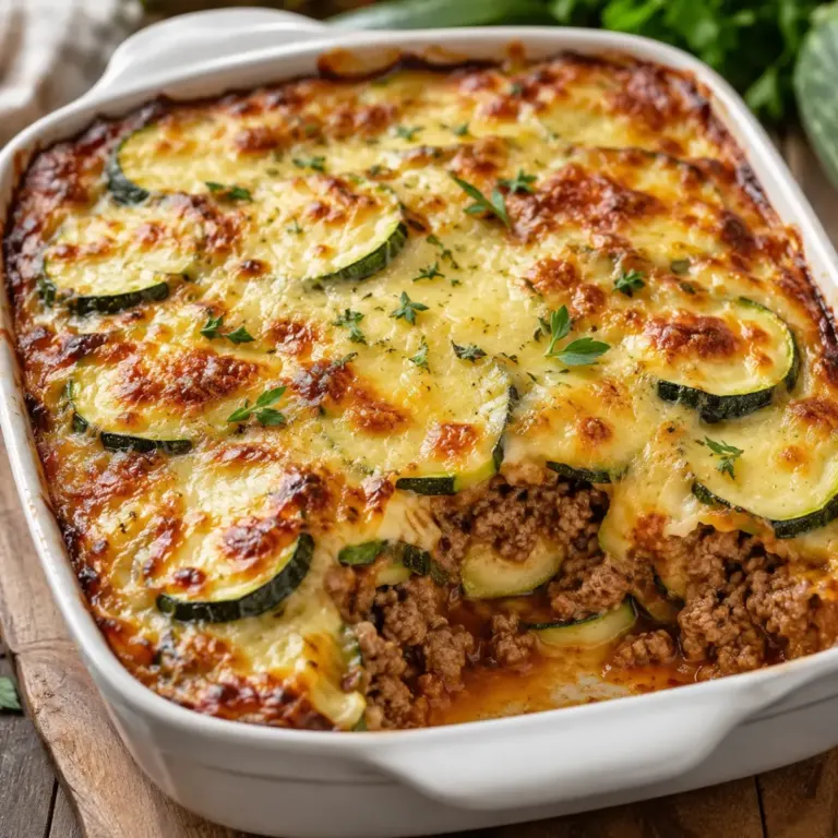 Gratin de Courgettes et Viande Hachée : Un Plat Familial Savoureux et Réconfortant