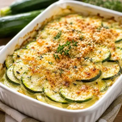 Gratin de Courgettes Léger : Savoureux et Équilibré