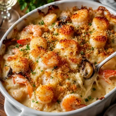 Gratin de Fruits de Mer Raffiné : Élégance et Saveurs