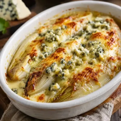 Gratin d’Endives au Roquefort : Recette Réconfortante