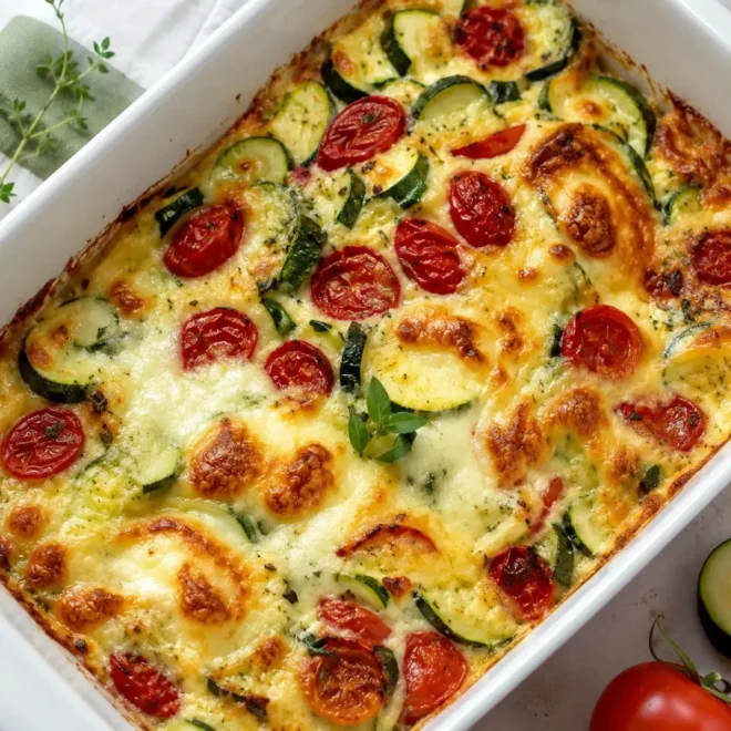 Gratin Léger aux Courgettes et Tomates : Savoureux et Peu Calorique