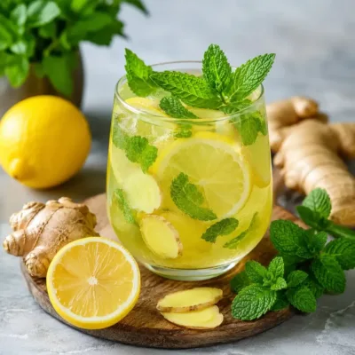 Jus Citron Gingembre Menthe : Fraîcheur Vitaminée